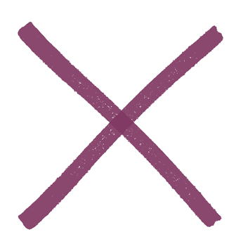 pink X background graphic
